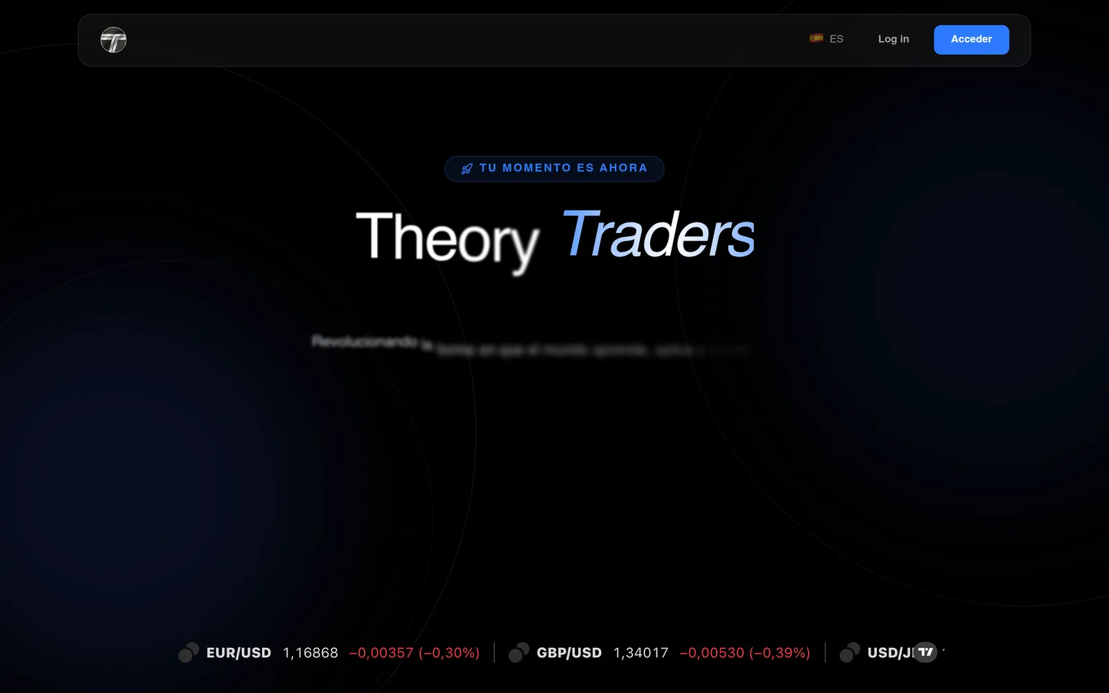 Theory Traders — EdTech · Trading